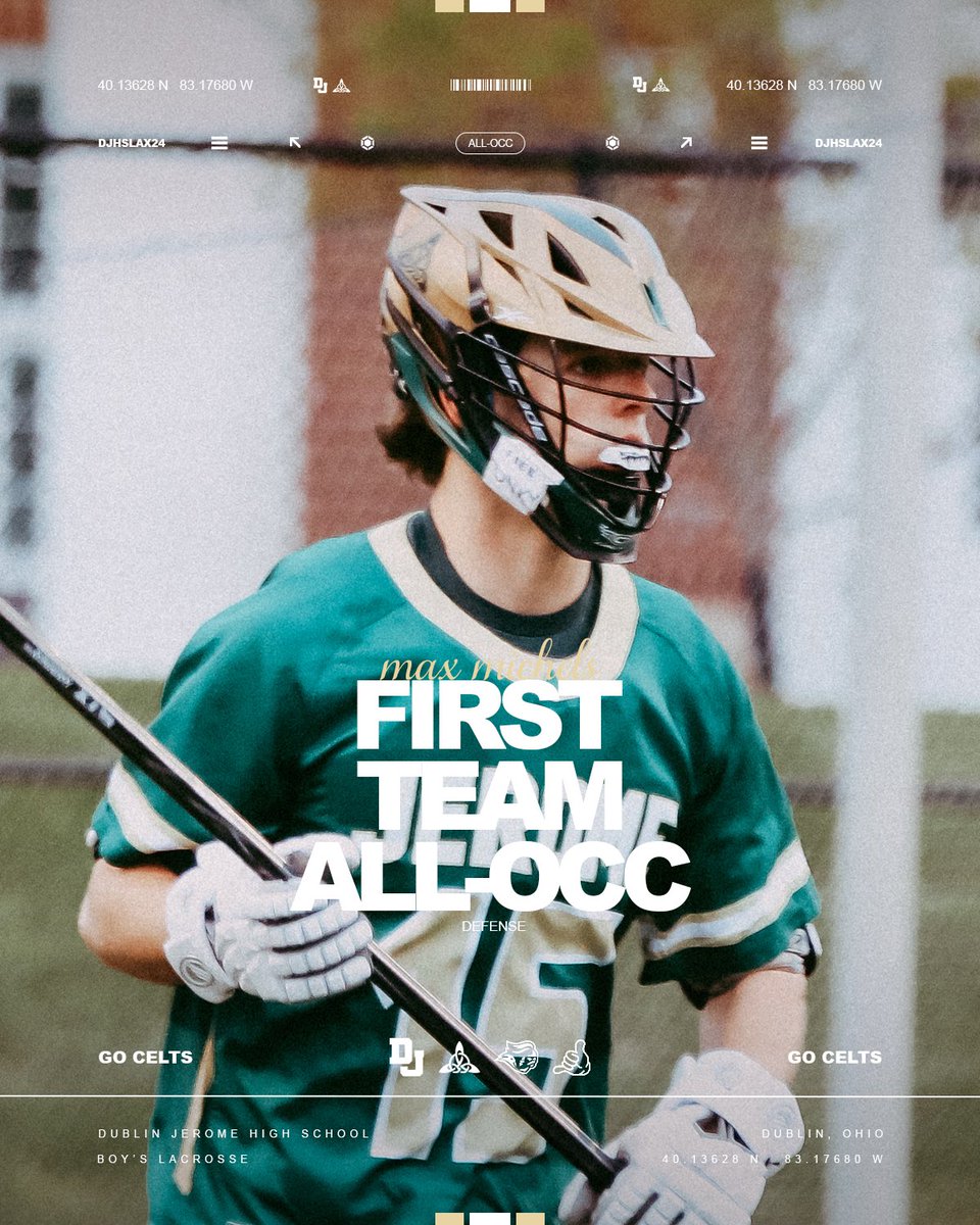 Congratulations to Max Michels on being named First Team All-OCC!