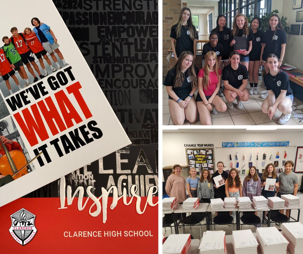 Yearbooks are officially here and ready for students to share at <a href="/CHS_Devils/">CHS Red Devils</a> and <a href="/ClarenceMiddle/">ClarenceMiddleSchool</a>! Great work by all of the students and staff advisers for their work in bringing these treasured keepsakes to life. #ClarenceProud