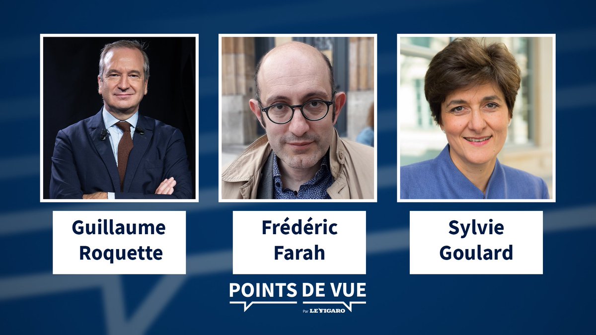 LeFigaroTV's tweet photo. 🔵Dans #PointsdeVue :
➤ @G_Roquette, directeur de la rédaction du Figaro Magazine
➤ @FredericFarah, «No Frexit - Ce que les jeunes pensent de l'Europe»
➤ Sylvie Goulard, ancienne ministre des Armées et députée européenne
Retrouvez-nous demain à 6h et 13h sur @LeFigaroTV! https://t.co/QKx60ld1Sa
