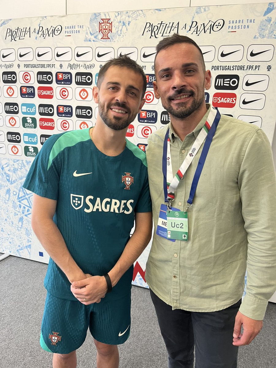 Večeras za #Dnevnik <a href="/novahr/">Nova TV</a> govori <a href="/BernardoCSilva/">Bernardo Silva</a> : o utakmici <a href="/selecaoportugal/">Portugal</a> vs <a href="/HNS_CFF/">HNS</a>, Luki Modriću, Jošku Gvardiolu i Mateu Kovačiću…