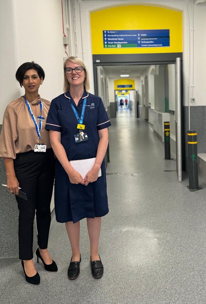 On the last day of #DietitiansWeek, we honour Kay Eaton (right), our Principal Adult Dietitian, and Rashmi Soni (left), who started as a Dietitian and advanced to Associate Director &amp; Professional Lead for AHPs.

Thank you to our dietitians for all you do 

#TeamCroydon💙