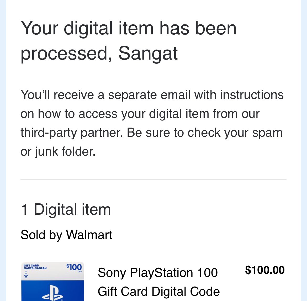Sangat_Buttar's tweet photo. @genesisbendz @Lbabinz Not sure what the issue is but seems like some people get cancelled. Maybe try a different card, I used Amex. https://t.co/qxIfl6Z3gp