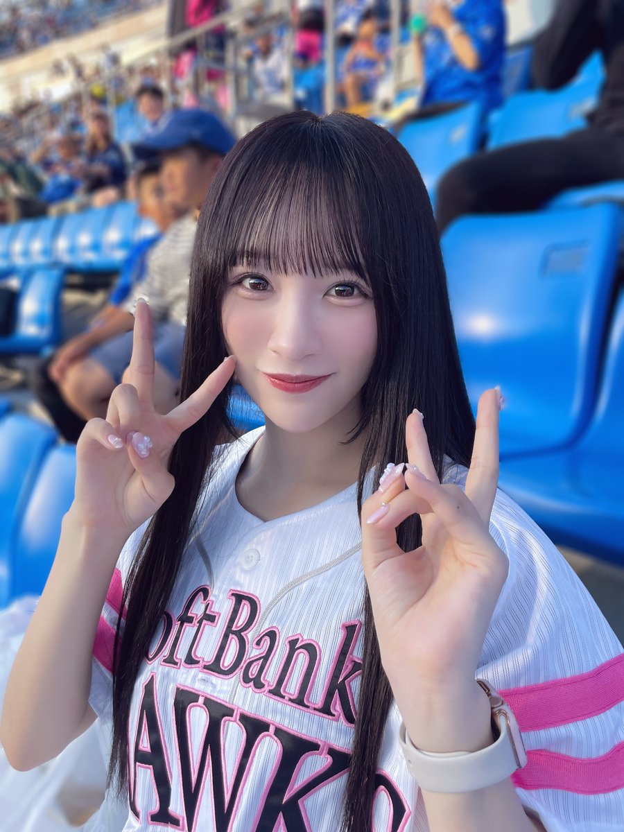 しょーこが誘ってくれて野球観戦したよ⚾ 初ハマスタで野球観戦できて