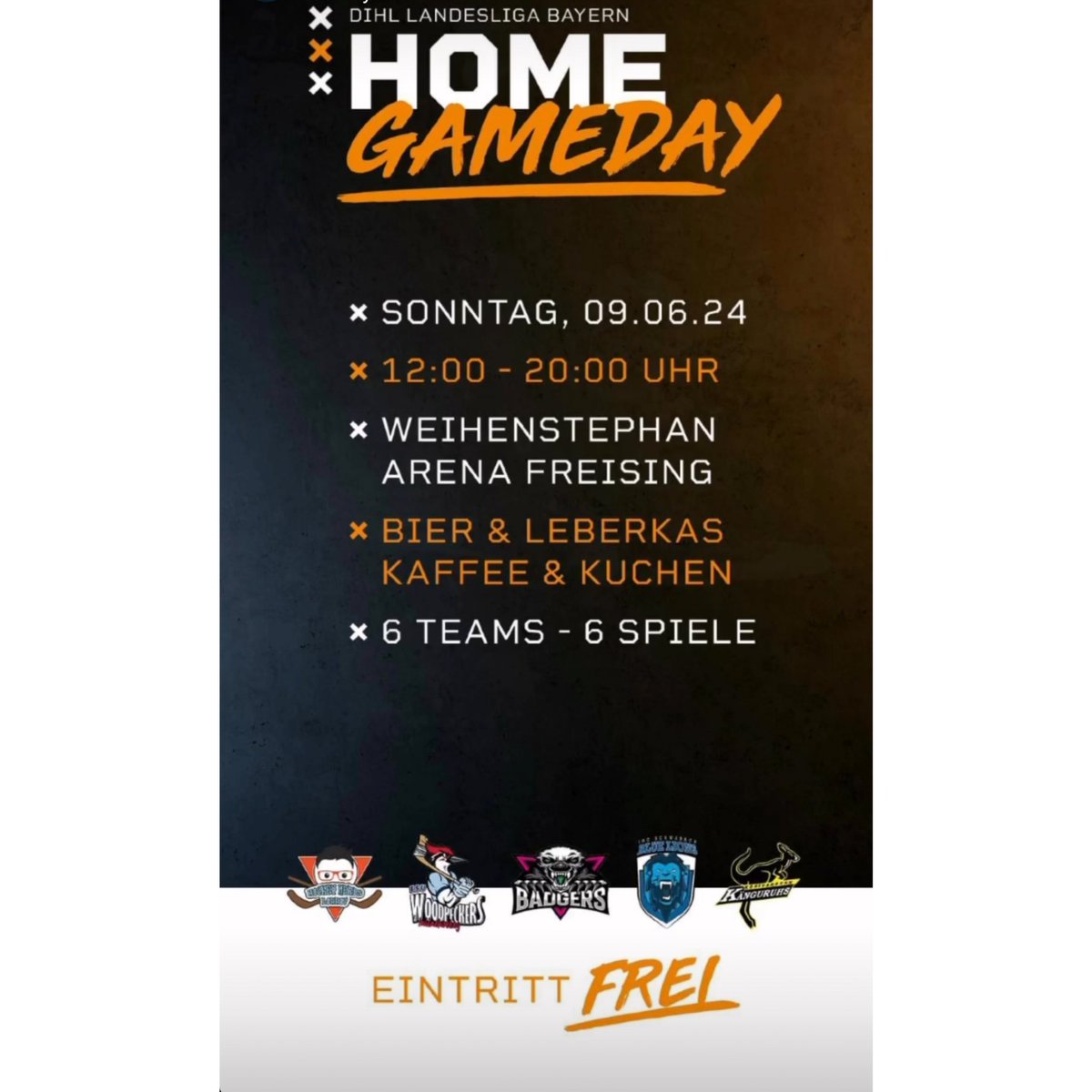 sgdtommy1953's tweet photo. Das Heimturnier in der #DIHL #Landesliga steht an💙🧡🏒🥅.
#ZementHacklazz
#Freising https://t.co/RT8ZaZ8vtJ