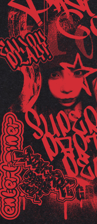 【メンバーTシャツ②】いつだったか「アー写も良いけどメンバー自身がSNSに上げる写真は貴重」っていうポストを見て(なるほど確かに……🤔)と残っていて、アバンギャルドなツアーならばとマネージャーさんにお願いしてメンバーから写真を送ってもらいました🤸♂️
#ギャンパレオルスタライブハウスツアー