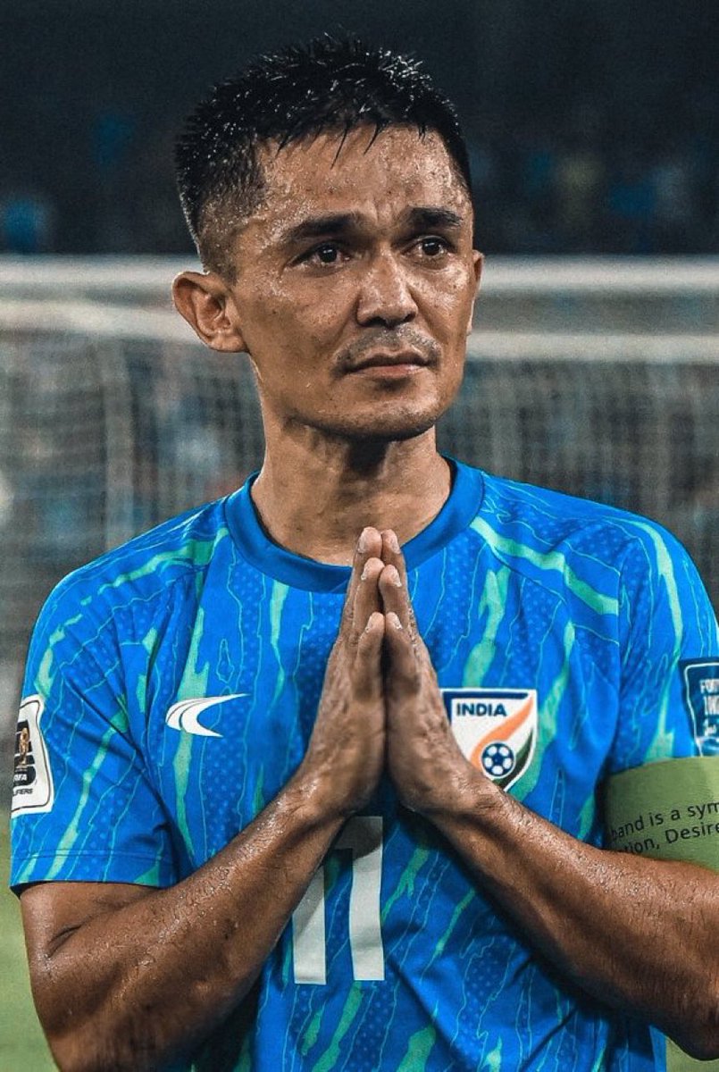 A warrior never retires 👍

You gave millions a reason to cheer for decades <a href="/chetrisunil11/">Sunil Chhetri</a> 👏

Jai Hind 🇮🇳