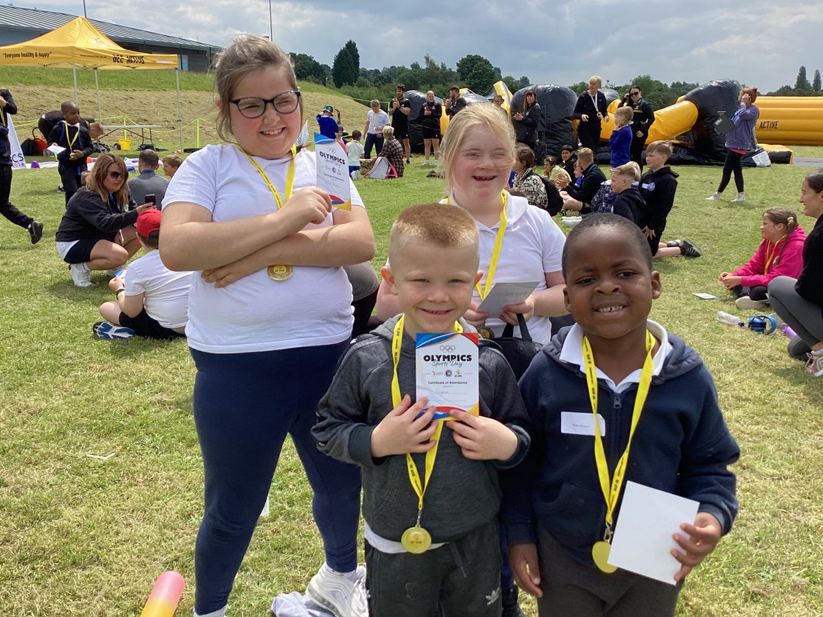 WestonFed's tweet photo. Yesterday 4 of our Weston children took part in the St Bart's SEND Olympics. They had a fabulous time! Well done for representing our Federation so well! https://t.co/WQiJQq8GTy