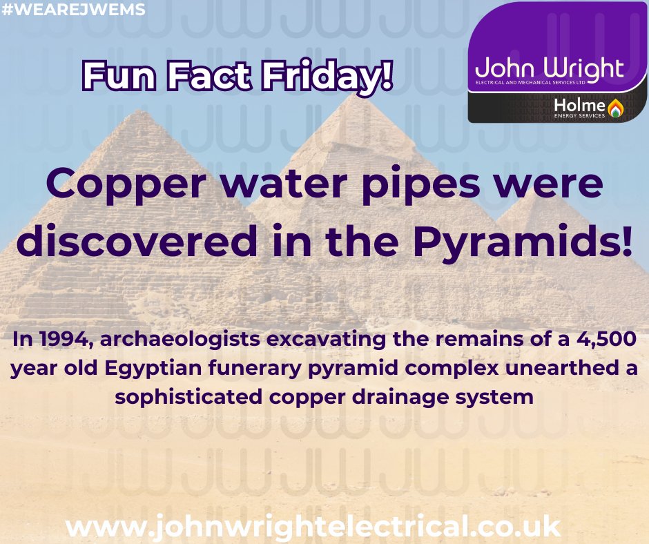 The discovery of copper pipes within this temple was significant. These pipes extended approx 330 yards along a causeway leading to another temple and were likely used to drain well water, which was carried into the temple for the daily bathing of the king's statues #WeareJWEMS