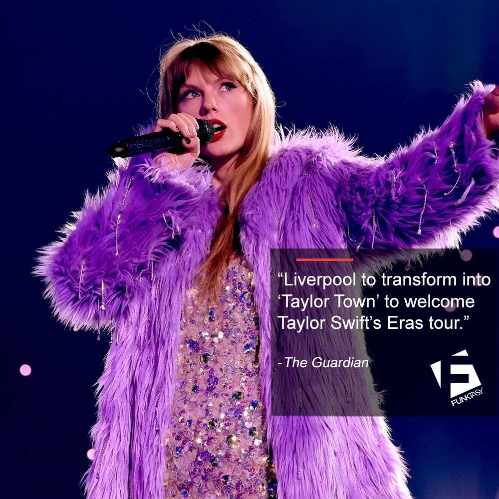 funktasy's tweet image. Welcome to Taylor Town! 🎤✨ Liverpool is ready to shake it off and embrace all the eras of Taylor Swift. Are you ready for it? 🌟

#TaylorSwiftErasTour #TaylorTownLiverpool #SwiftieMagic #ErasTourLiverpool

📸 The Guardian/Getty Images