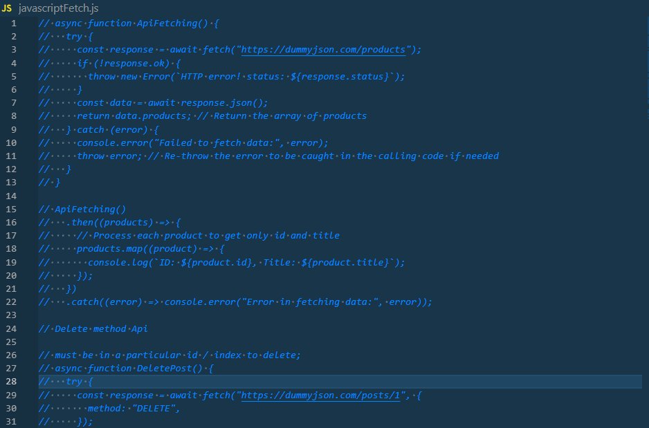 AabhushanD's tweet image. #LSPPDay7
Today I revised basic to advance concept of fetching Api methods
 suchAs:Get,Post, Put and Delete.
Github:github.com/aabhushanCD 
Doc:docs.google.com/document/d/1Zp…
#LearningFullStack #60DaysOfLearning2024 #LearningWithLeapfrog