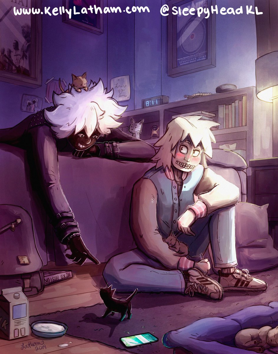 drawn a while back fro a shihai juzo zine called soft shadows - class 1b my hero academia