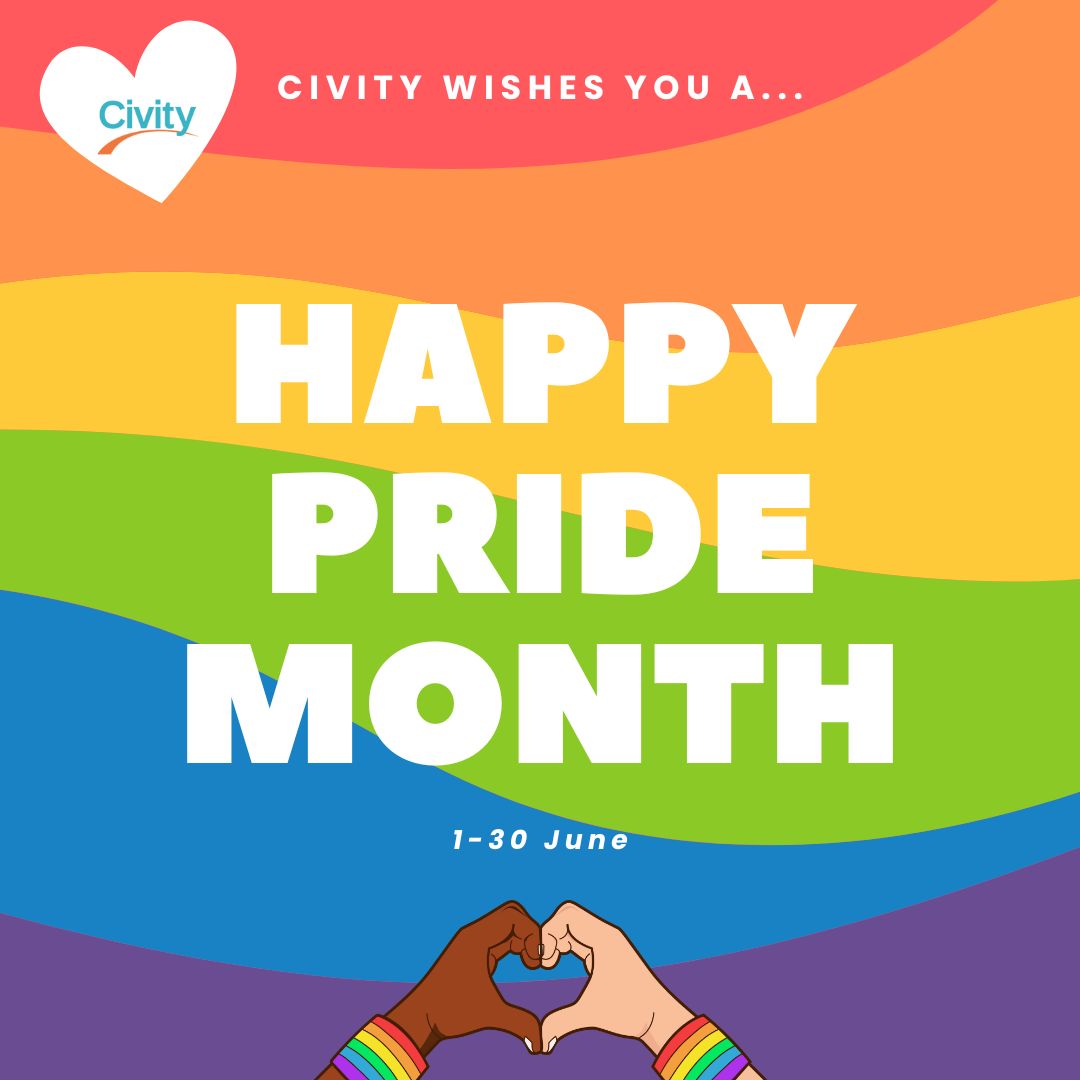ThisIsCivity's tweet image. HAPPY PRIDE MONTH! 🏳️‍🌈 Actor, author, LGBTQ+ activist George Takei says–“We should indeed keep calm in the face of difference and live our lives in a state of inclusion and wonder at the diversity of humanity.”

#thisiscivity #civity #bridging #weallbelong #listenfirst #pride