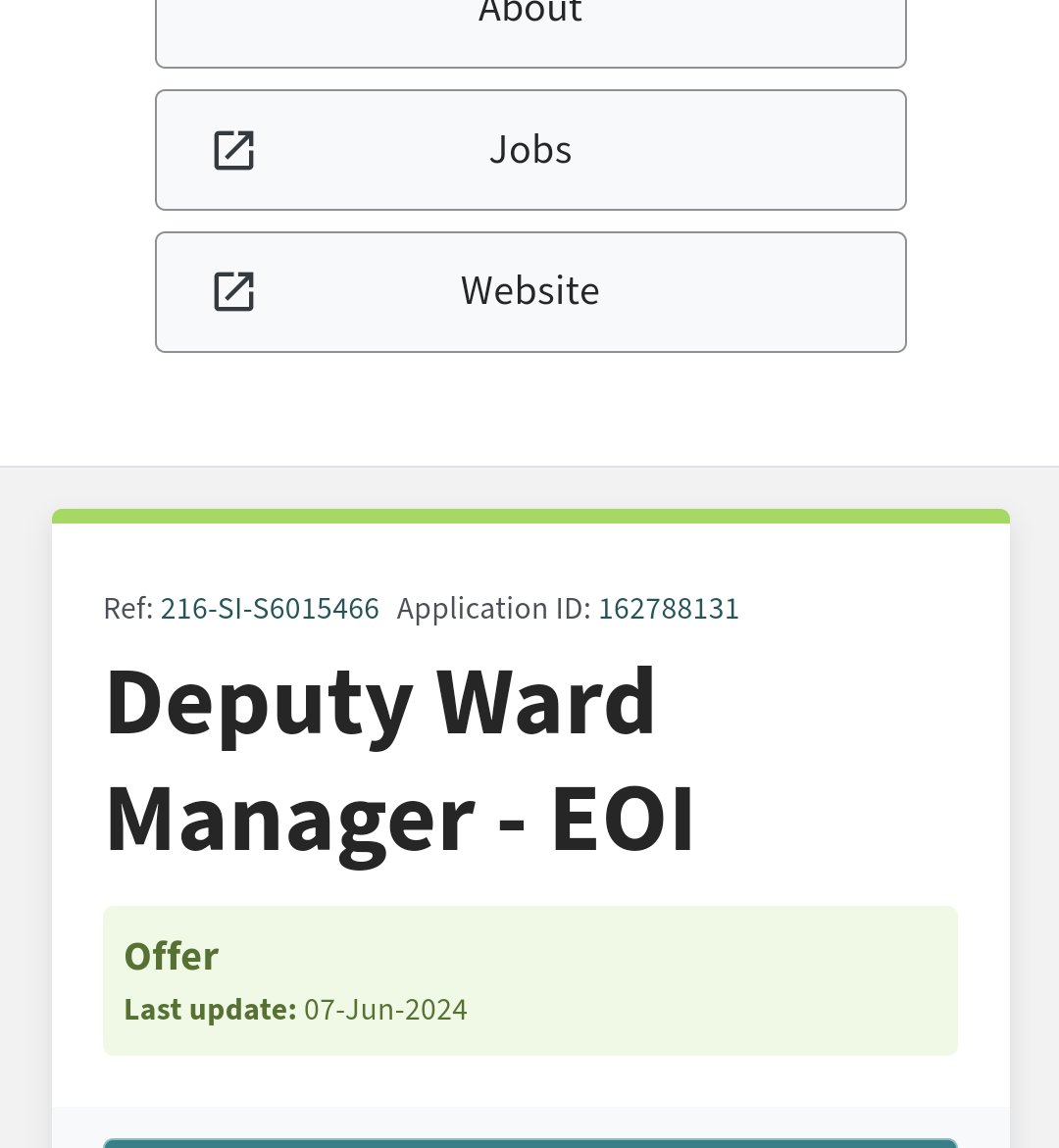 PUNC20Carlton's tweet image. So this happened today! Went for a 12 month band 6 secondment! Found out this afternoon that I got the post 😁😁 #UHPT #PUNC