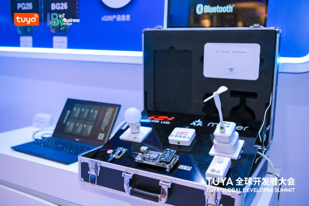tuyasmart's tweet photo. We unveiled our new brand "Tuya Ecosystem Partners Exhibition" at the #TUYA Global Developer Summit. Partnering with #Chli, #Huizhu, #LinksField &amp; @siliconlabs, we spotlighted innovative #GenAI solutions. The new brand begins our journey to a smart future! https://t.co/bDw0U5Eovl https://t.co/TYXmXCDGMi