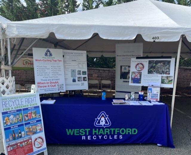 Bring recycling questions &amp; come Talk Trash at Celebrate! WH this weekend! We are next to the Sustainable WH Commission so you can learn about REDUCING waste through increased recycling &amp;food scrap diversion! June 8 &amp; 9! #compost #recycle #reduce <a href="/WHPublicWorks/">West Hartford DPW</a> <a href="/TownofWestHrtfd/">Town of West Hrtfd</a>