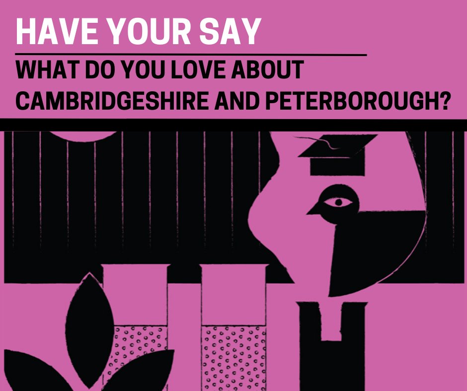 CambsPboroCA's tweet photo. What makes Cambs & Pboro so special? We want to hear from YOU! Share your thoughts on our #SharedAmbition website here https://t.co/sxzpIh1lEV & let's celebrate all the wonderful things that makes our a truly one-of-a-kind place to live, work, & explore! #LoveOurRegion https://t.co/KQdT2Mm8jw