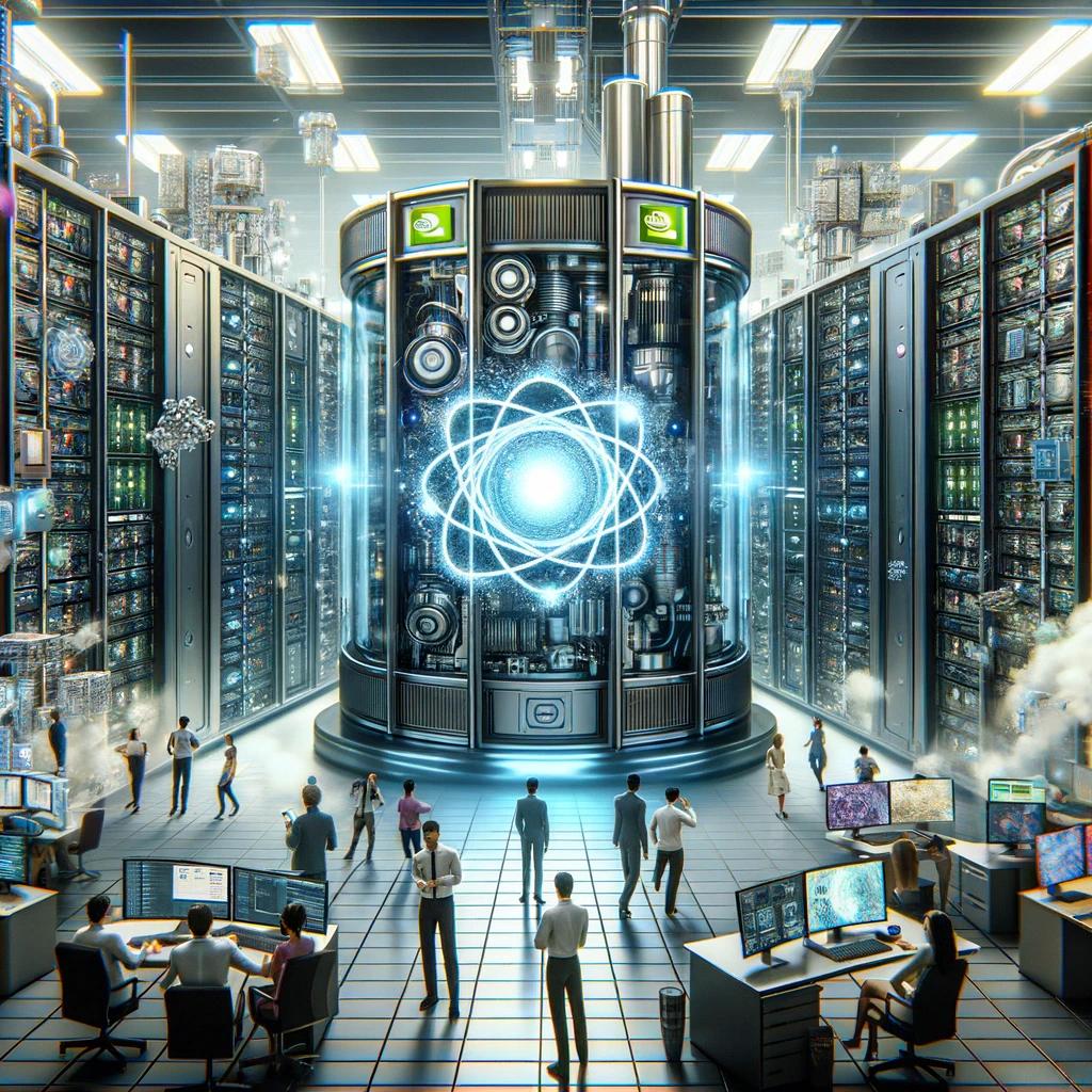 GoDigital_AI_'s tweet image. Elon Musk plant einen #Supercomputer für #xAI mit 100.000 Nvidia-GPUs – viermal mehr als Meta. Dieser Supercomputer soll die nächste Version des AI-Chatbots Grok trainieren, der in die X-Plattform integriert ist. 

#AI #ElonMusk #Nvidia #KünstlicheIntelligenz