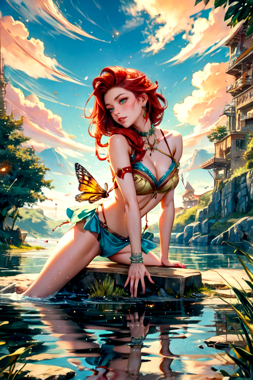 Redhair_Ina's tweet photo. Hi, little butterfly.
#AIArt #AIArtwork #AIイラスト #AiGirl https://t.co/RuLbOYsaai