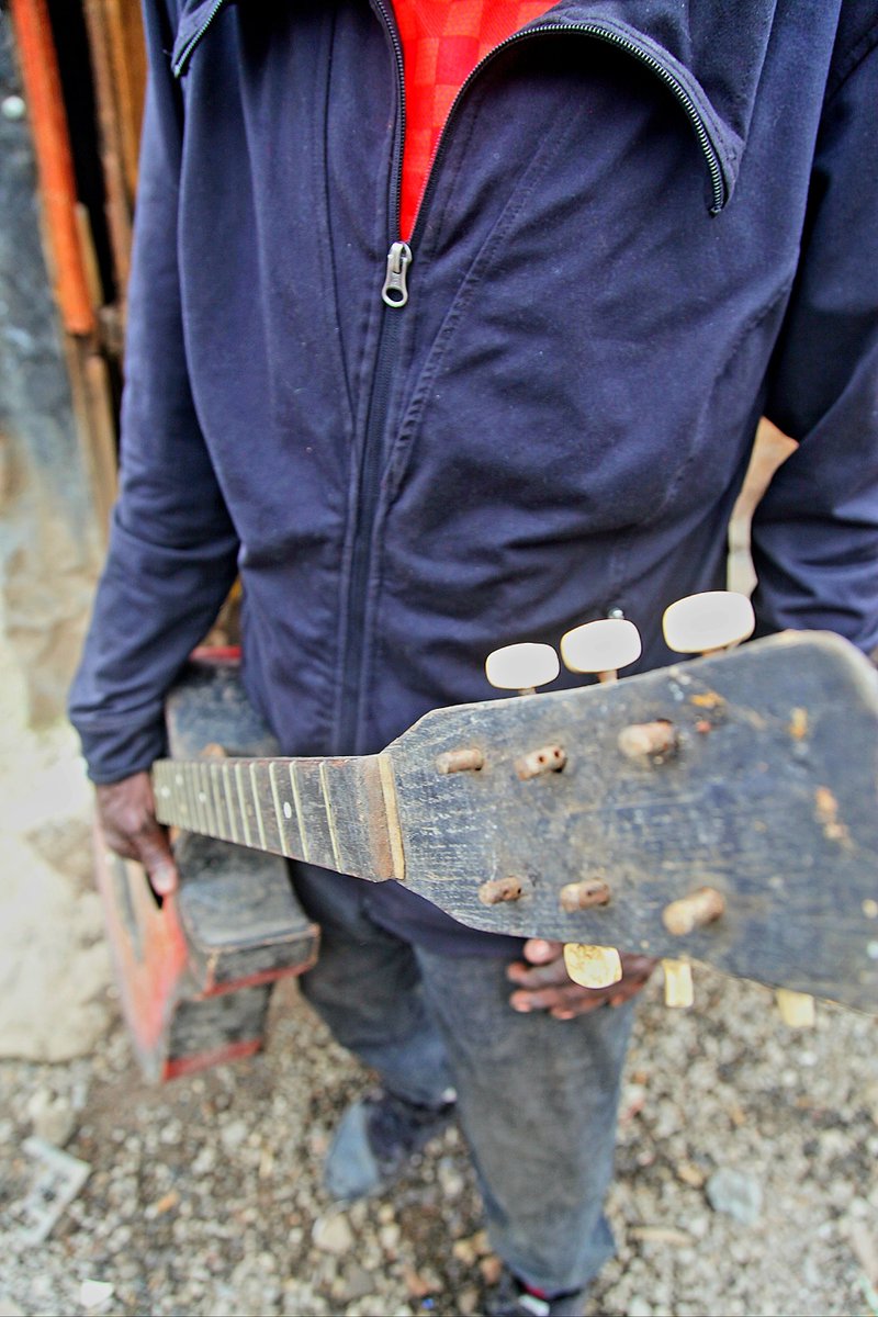 “She and I go way back. She’s just a shell of her former self now, but she’s still my most cherished possession. Tomorrow, when they bring my house down, I’ll guard her with my life. I wish I could play her just one more time, now that my life is turned upside down."