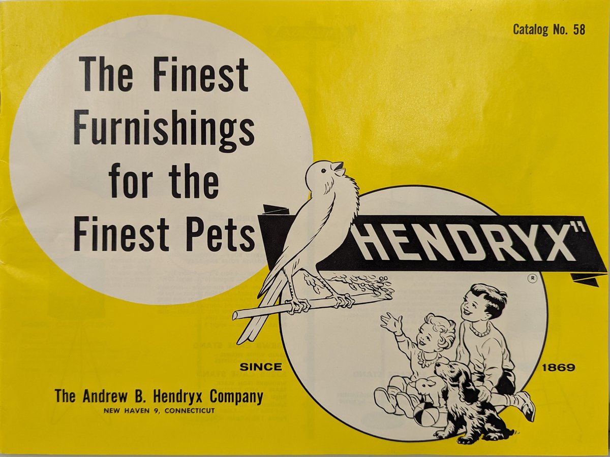 ctmuseum's tweet image. Tweet Tweet Tweet! For the bird
lovers out there, the Andrew B. Hendryx Company of
#NewHaven brings you "The Finest Furnishings for the
Finest Pets"! #ArchivesPets #ArchivesHashtagParty
#pets #birds