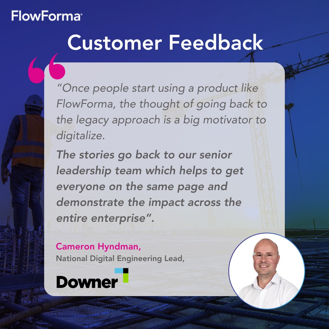FlowForma's tweet image. We love when our customers gush about how many processes they have digitalized. Downer is encountering a rippling effect across their entire business. With 3,350+ hours saved across 23 digitalized processes, the stats are impressive. Updated case study ⬇️
hubs.li/Q02zYfnb0