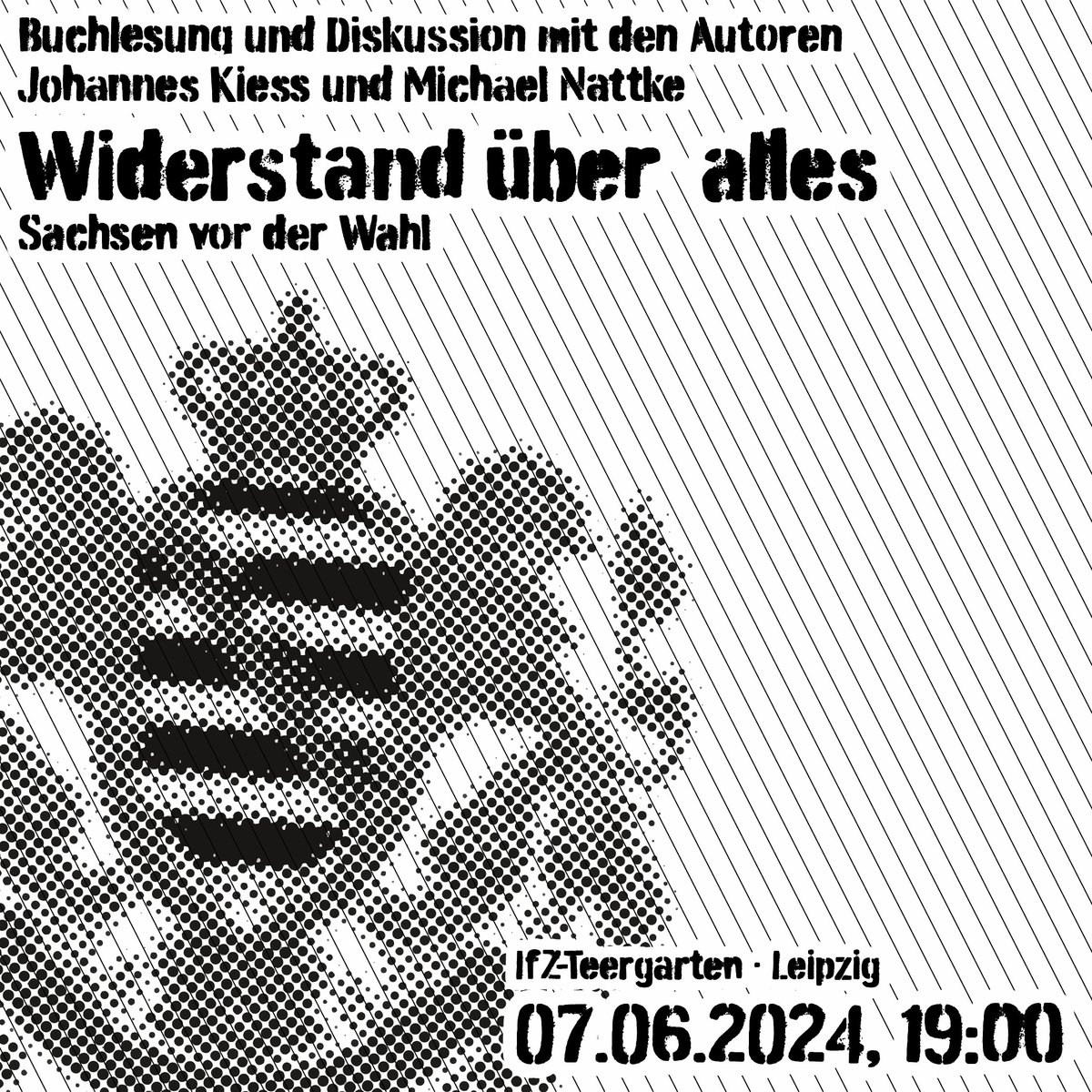 Heute Abend stellen die Autoren <a href="/JohannesKiess/">Johannes Kiess</a> und <a href="/michanattke/">Michael Nattke</a> ihr Buch über die Bewegungspartei "Freie Sachsen" im IfZ Leipzig vor.