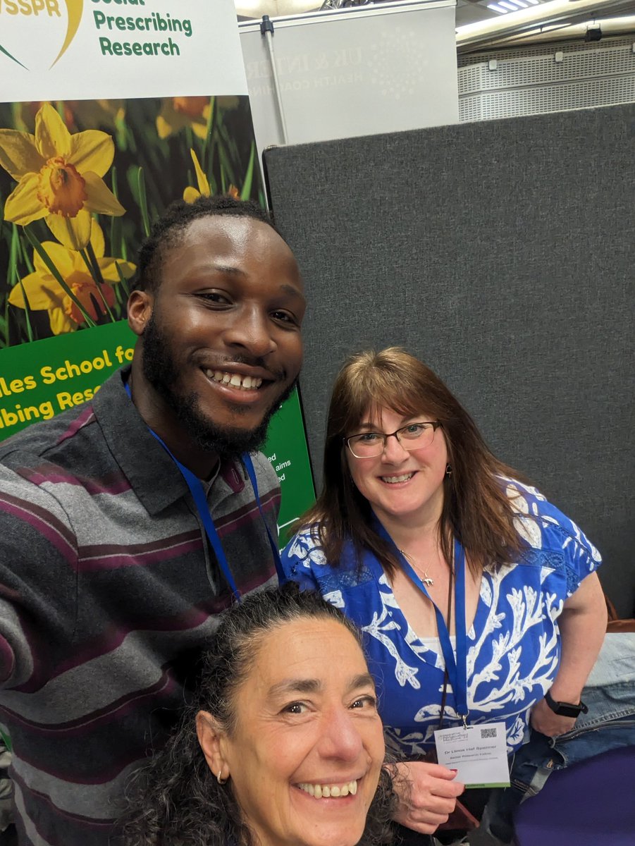 llinbob's tweet image. Reunited at the Integrative Personalised Medicine Conference today in #London. @AMakanjuola1 @Teresa #USW #WSSPR. Come and see us! Social Prescribing in Wales.