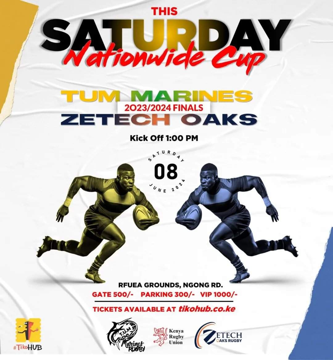 Kenya Rugby (@officialkru) on Twitter photo TUM Marine and <a href="/ZetechUni/">Zetech University</a> are heading to the #KRUChampionship league next season! Tomorrow we get to see who'll become the 2023/24 National Nationwide League Champion. Grab your tickets at tikohub.co.ke and we'll see you at the RFUEA Grounds: tikohub.co.ke/resources/even… TUM Marine and <a href="/ZetechUni/">Zetech University</a> are heading to the #KRUChampionship league next season! Tomorrow we get to see who'll become the 2023/24 National Nationwide League Champion. Grab your tickets at tikohub.co.ke and we'll see you at the RFUEA Grounds: tikohub.co.ke/resources/even…