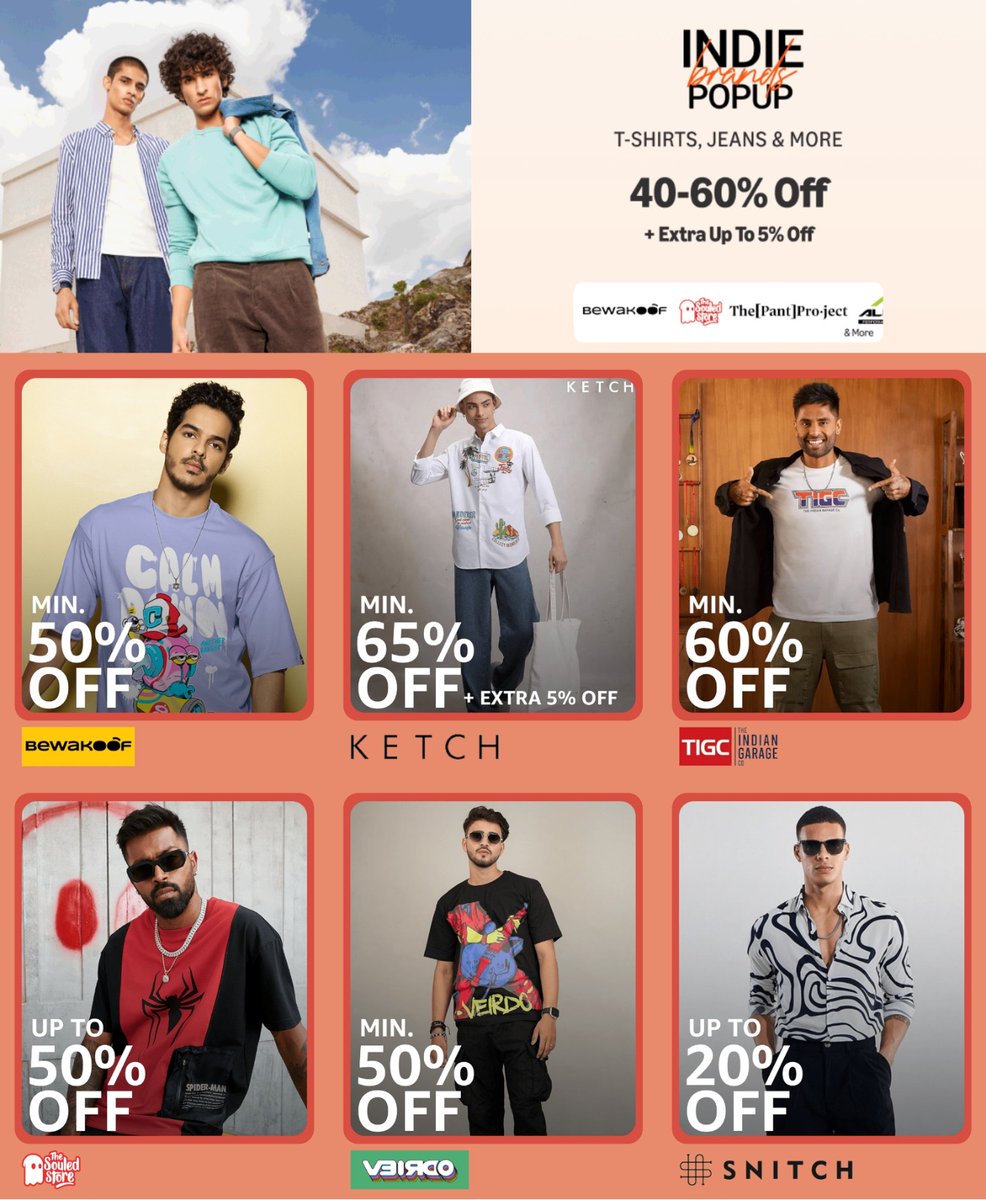 couponnxt's tweet photo. Ultimate brand Sale
#SalesAlert #couponnxt #amazonindia #fanfestival2024 
https://t.co/butT8judOQ https://t.co/xSVOVnAJCG