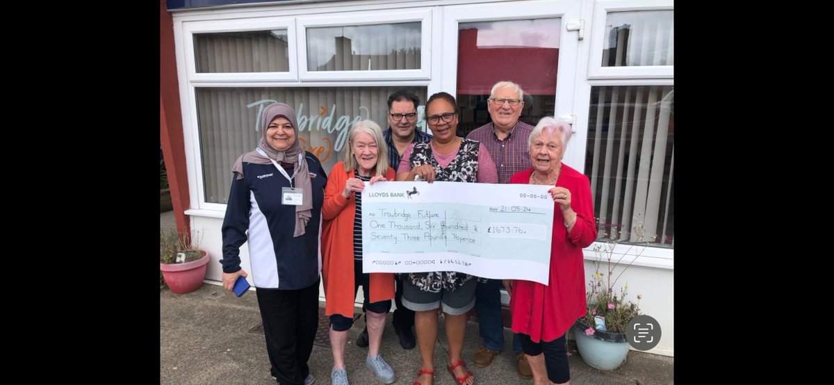 TrowFuture's tweet image. We would like to give a huge thank you to The Mayor, Cllr Stephen Cooper @TownTrowbridge , for awarding us a cheque of £1673.76 to help towards our essential work in the local community. Cllr Cooper selected us as one of his charities of the year and we are so grateful!