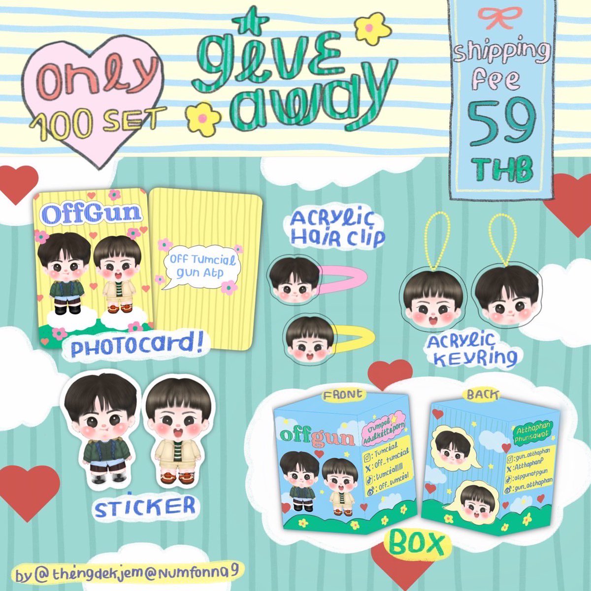 thingdekjem's tweet photo. ꒰ ❛ รีทวิตสุ่มแจก 2 คน ❜ ꒱

・°☆ ɢɪᴠᴇ ᴀᴡᴀʏ  ꕀ *﹆
มาเเย้ววว ห่างหายไปนาน ได้ครบตามภาพเลยงับบบ ลงฟอ��์มวันอาทิตย์นี้น้า  ♡ ⊸ 

📆 09/06/24
⏰ 19:00น.
💸 59฿

#reviewdekthing x @numfonna9
#ออฟกัน #เบบี๋ https://t.co/4TuNz20SaF
