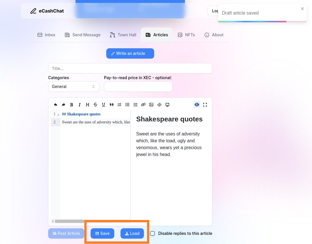 eCashChat tweet media