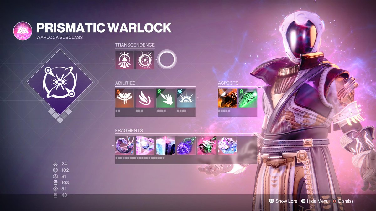 Mondoshawan_D2's tweet photo. This is so busted 🤩🤩🤩 #Warlock #Destiny2 #DestinyBuilds #WarlockBuild #Prismatic #PrismaticBuild #GetawayArtists https://t.co/OTMSiuND0H