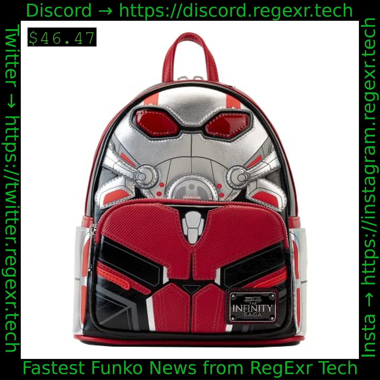 FunkoRelease on X funko Loungefly Backpack Ant Man Cosplay Backback Amazon Link https t bJ8i2yZFSL 13 45 12 2024 06 07 UTC Free Shipping for Prime Members https t sEyA0bgg8U X