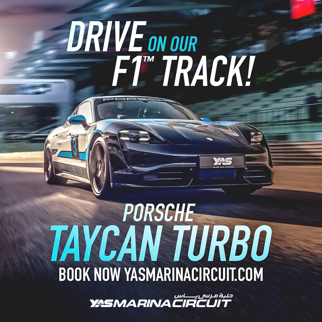 ymcofficial's tweet photo. xperience the Porsche Taycan Turbo’s 0-100 km/h acceleration in just 2.8 seconds. 📷
Book your #DriveYAS session and feel the lightning speed on the #AbuDhabiGP track!
Upcoming Sessions: June: 9th, 16th, 23rd & 30th
https://t.co/HN1caIYqD2
@Pirelli__ME @yasisland @Richard_Mille https://t.co/mkw7tZb7co