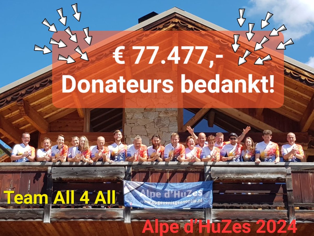 🫶🙏👊
<a href="/alpedhuzes/">Alpe d'HuZes</a> <a href="/kwf_nl/">KWFKankerbestrijding</a>
