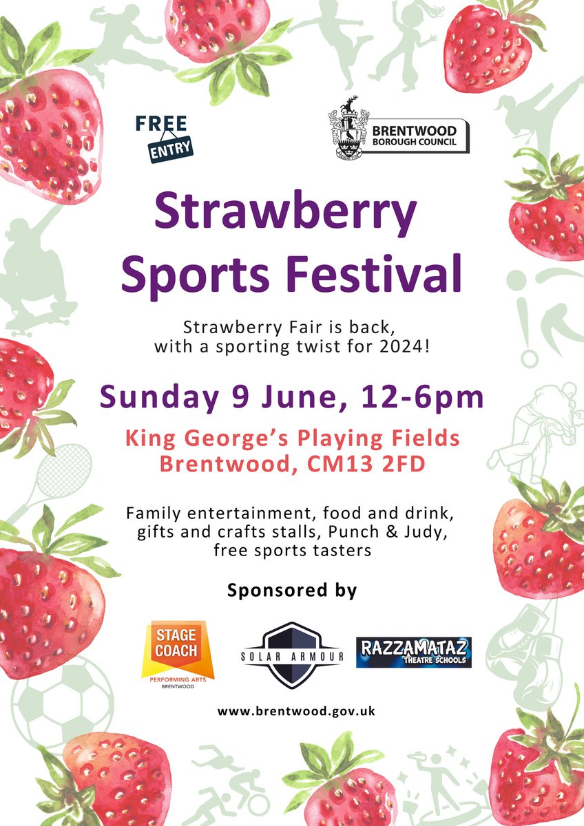 Come and see us this weekend in Brentwood and enjoy the fun.
