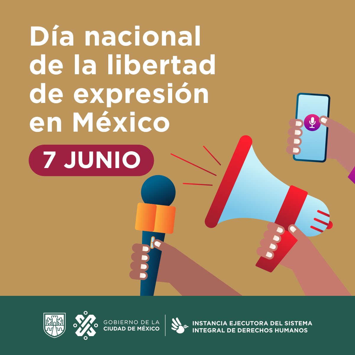 PDHCDMX's tweet image. #Efeméride | #7junio #DíadelaLibertaddeExpresiónenMéxico 🇲🇽: Fue decretada en 1951 por el presidente Miguel Alemán Valdés y los editores de periódicos, con la finalidad de resaltar la importancia de una prensa libre e independiente para la democracia mexicana.

La
