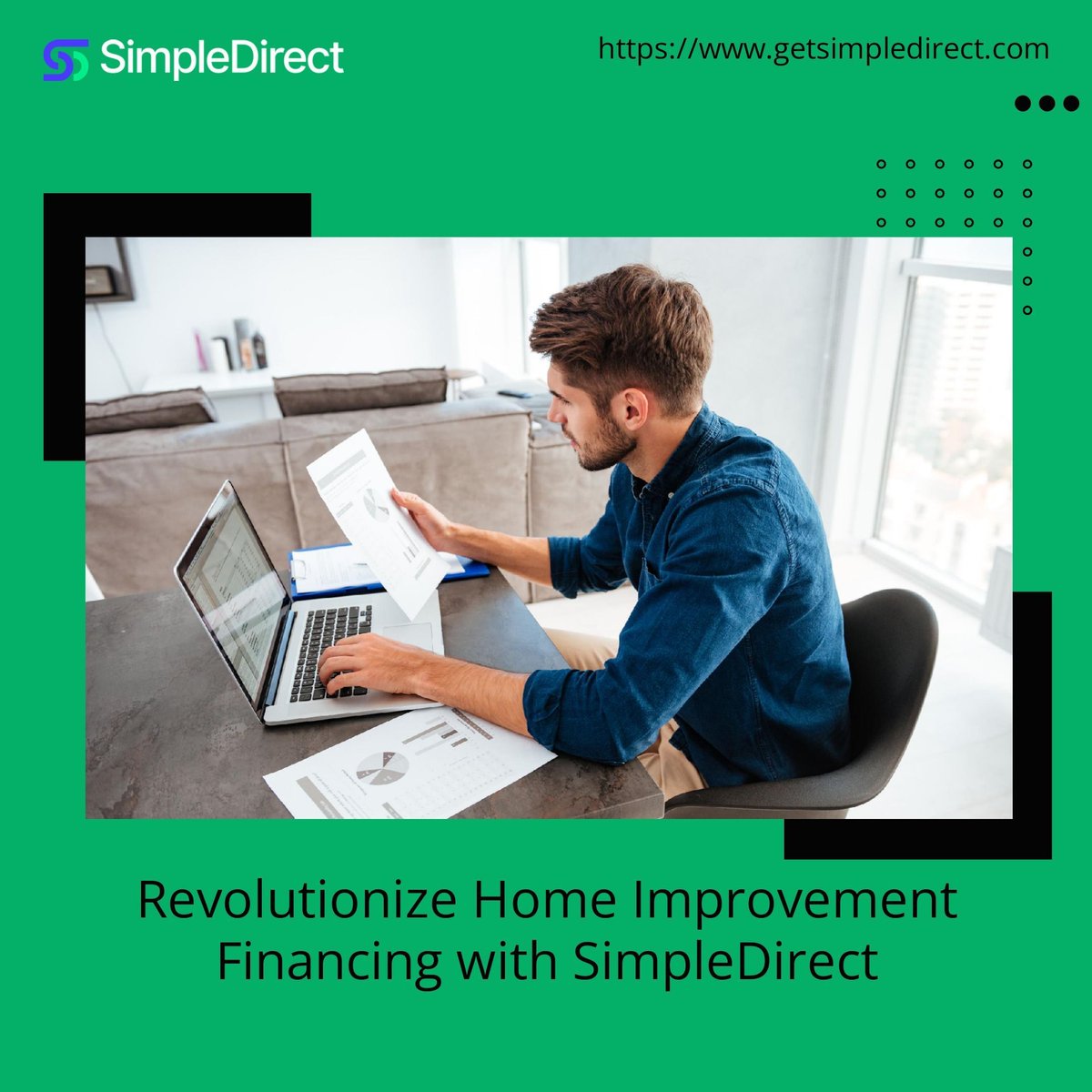 SimpleDirectHQ's tweet image. 🌟 Exciting news! We're reintroducing SimpleDirect, your ultimate partner in revolutionizing the home improvement industry. Our mission? To democratize access to affordable financing solutions for contractors. #Welcome #SimpleDirect
