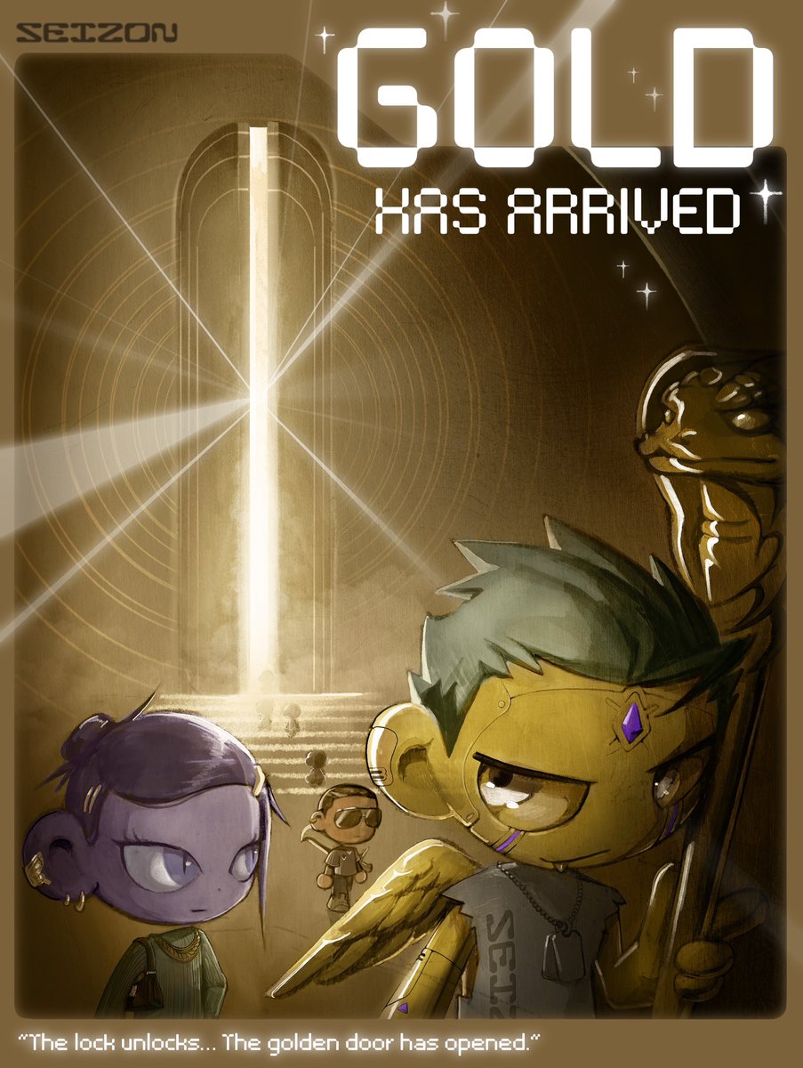 GOLD HAS ARRIVED ✨ 

Today marks the launch of SZN-U2! SEIZON GOLD has entered the customization game setting their place as the first 300 of the SZN-U2 collection ✨ 

The Gold SZN-U2s earn $75 SZN per hour, and some special traits in the collection can increase those earnings.