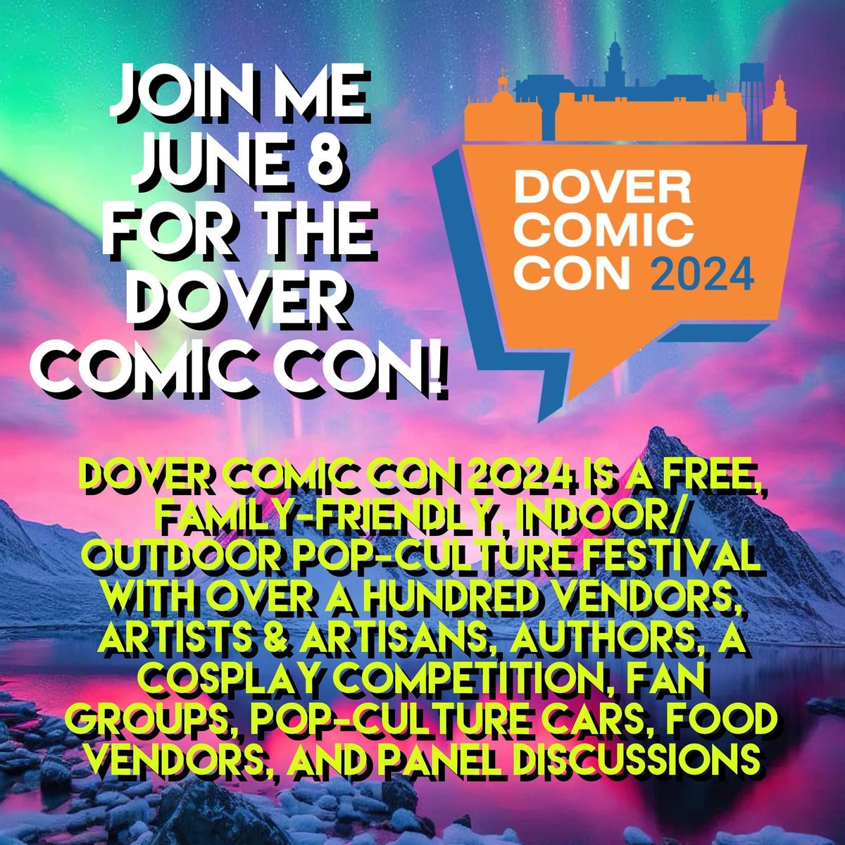 MorrowProject's tweet image. We will be attending the Dover Comic Con. If anyone is interested there is a panel on writing for comic books and games at the Old State House location. Following this panel at 1:00 pm, we will hang outside on the green for an informal meet and greet.

buff.ly/3Reo4zC