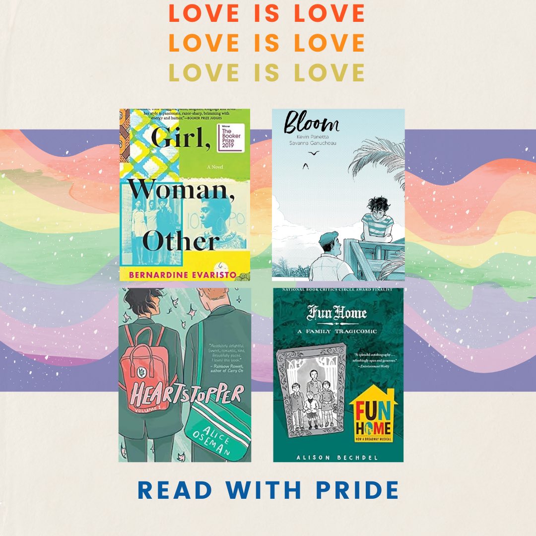 StClairLibrary's tweet image. Read with #PrideVibes this weekend!Discover our latest collection of graphic novels and award-winning fiction writers. We have a colourful 🌈 array of stories to build your summer reading list 📝 #CheckItNow