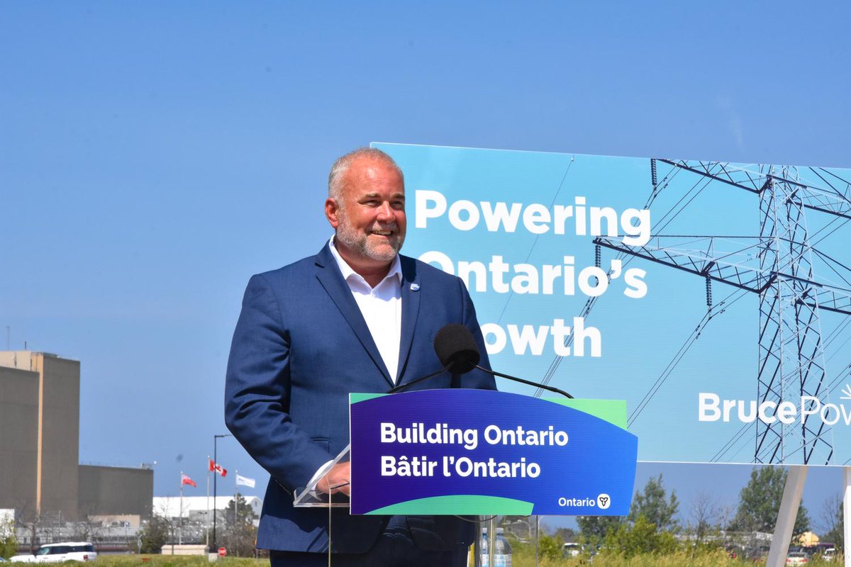 Bruce Power NGS (@bruce_power) on Twitter photo We thank Minister @ToddSmithPC for his unwavering support during his time as Minister of Energy and the work done to advance Ontario’s clean energy future. We look forward to continuing the momentum with Minister <a href="/SfLecce/">Stephen Lecce</a> and the Ministry of Energy and Electrification. We thank Minister @ToddSmithPC for his unwavering support during his time as Minister of Energy and the work done to advance Ontario’s clean energy future. We look forward to continuing the momentum with Minister <a href="/SfLecce/">Stephen Lecce</a> and the Ministry of Energy and Electrification.