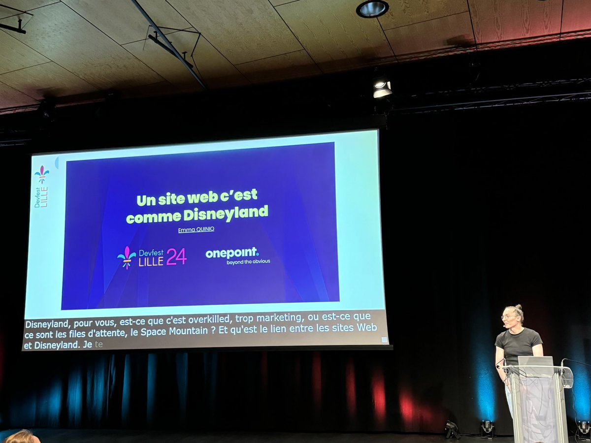Un site web, c’est comme Disneyland ! 
Les files d’attente sont chouettes, on ne voit pas le temps passer… 
Comment donner l’impression aux utilisateurs d’un site web de moins attendre ? 
C’est le sujet de cette conférence de Emma Quinio de <a href="/onepoint/">Onepoint</a>. 
#DevFestLille #Ergonomie