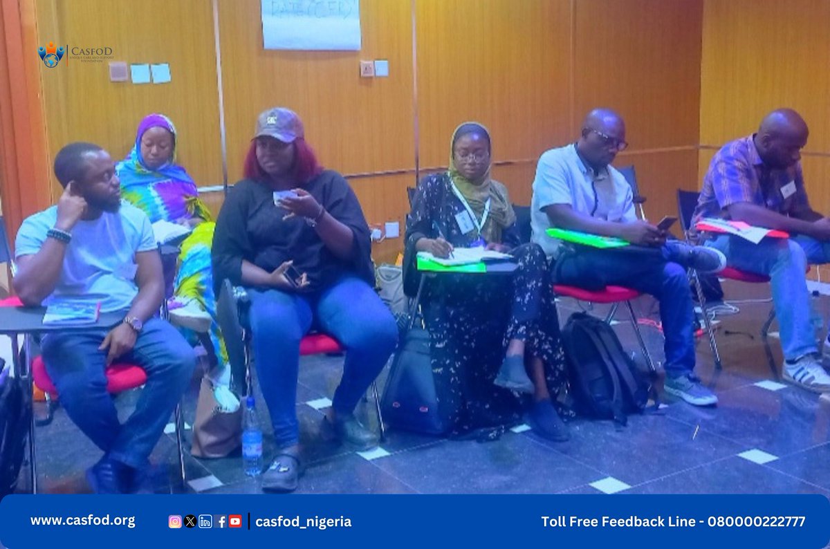 casfod_nigeria's tweet photo. Our Adamawa State Programs Coordinator, @AliuZulfat, recently attended a 2-day training on cholera prevention and control, organized by the @NigeriaWash_NE in Adamawa State. This vital training is a step forward in strengthening our health and the WASH team's capacity to... https://t.co/1591AVDaNr