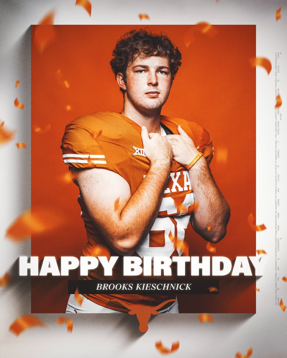 TexasRecruiting's tweet image. Happy Birthday, @Kiesch_23 🥳🎉

#HookEm