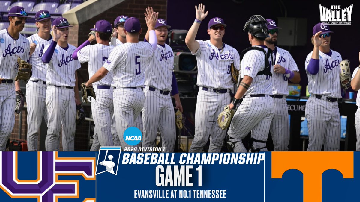 MVCsports's tweet photo. GAMEDAY‼️

@UEAthleticsBASE takes on No. 1 Tennessee in Game 1 of the Knoxville Super Regional at 2⃣pm CT‼️

Follow along⬇️
ESPN 2/ESPN+📺https://t.co/5oUL0jRvcK
Live Stats📊https://t.co/RdDbYN7fin

#NCAABaseball x #MVCBaseball https://t.co/c8vxFumo0H