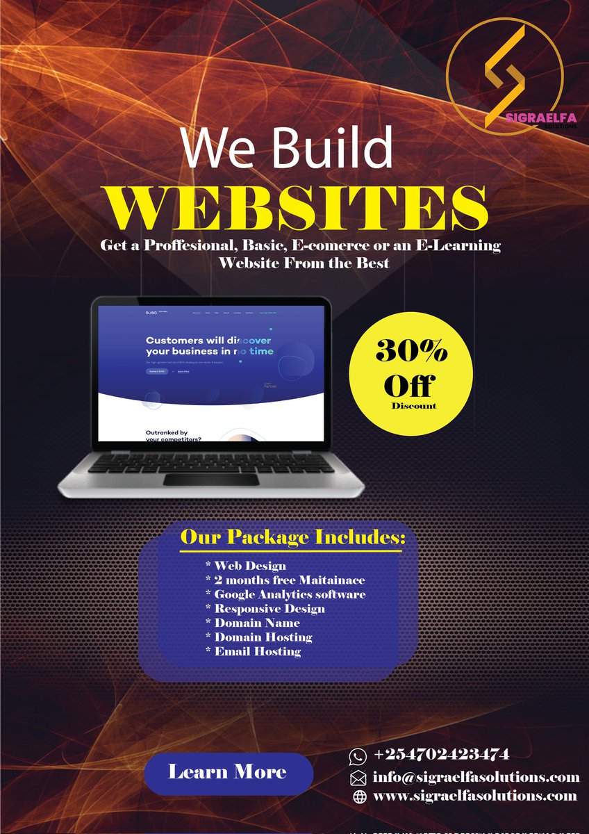 sigraelfa's tweet photo. Boost your digital presence with a good landing page. Call or WhatsApp us on 0702423474 for the best websites deals. #website #WebDesign #PakvsUSA #KochamSportGramMądrze #AVECTOIxJamesSu #MuremZaPolskimŻołnierzem #NEDCAN #19thDaysyAhEyeProject #DíaDeLaBandera #euro2024 https://t.co/gLuQ5HsqUj