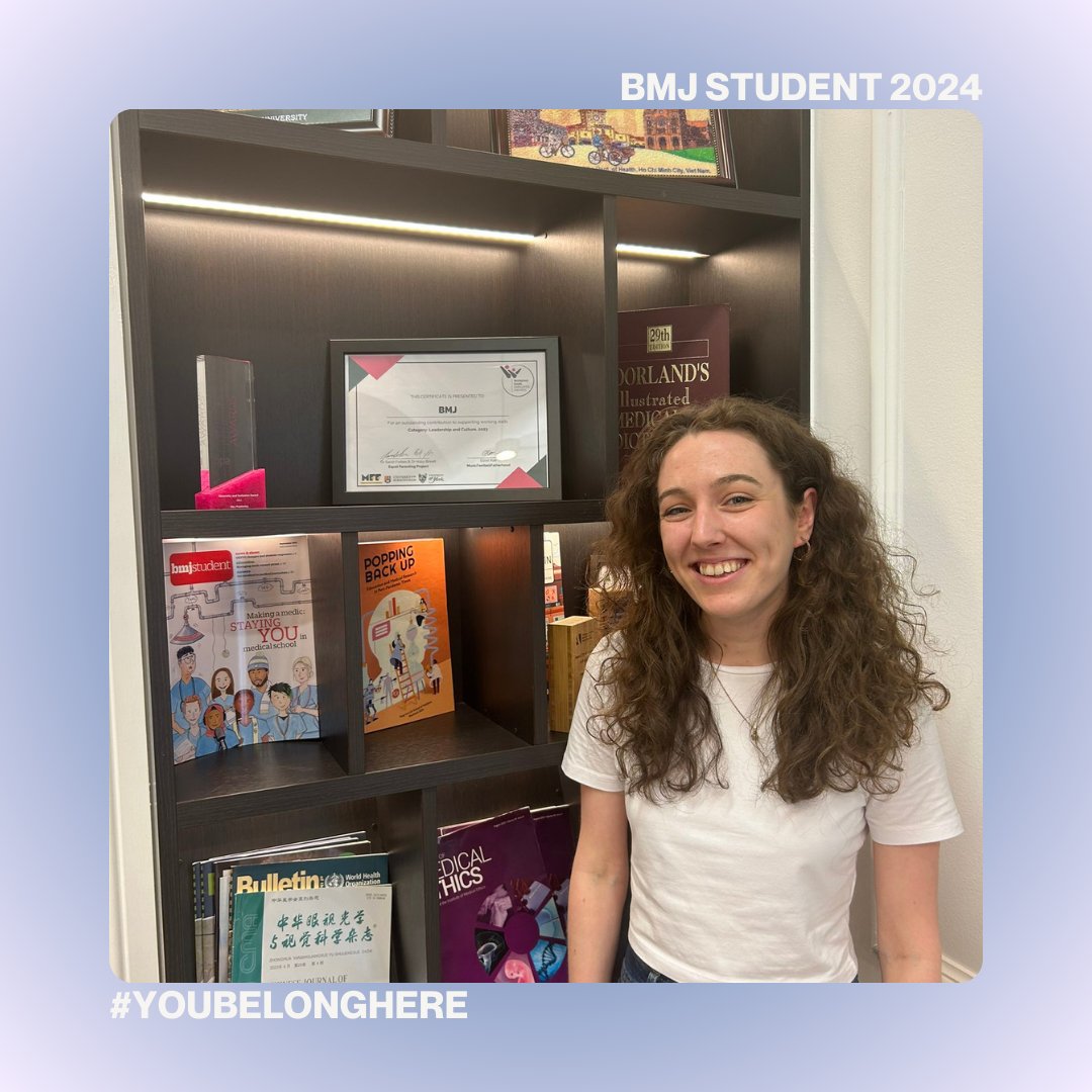 BMJStudent's tweet photo. ✨ #YouBelongHere ✨

This year, BMJ Student is celebrating widening participation and diversity in medicine.

This summer, we are sharing the many different faces and stories within medicine.

Meet Charlotte, a final year medical student based in Oxford! @Charl_Rose24 https://t.co/E6piDX8pkh