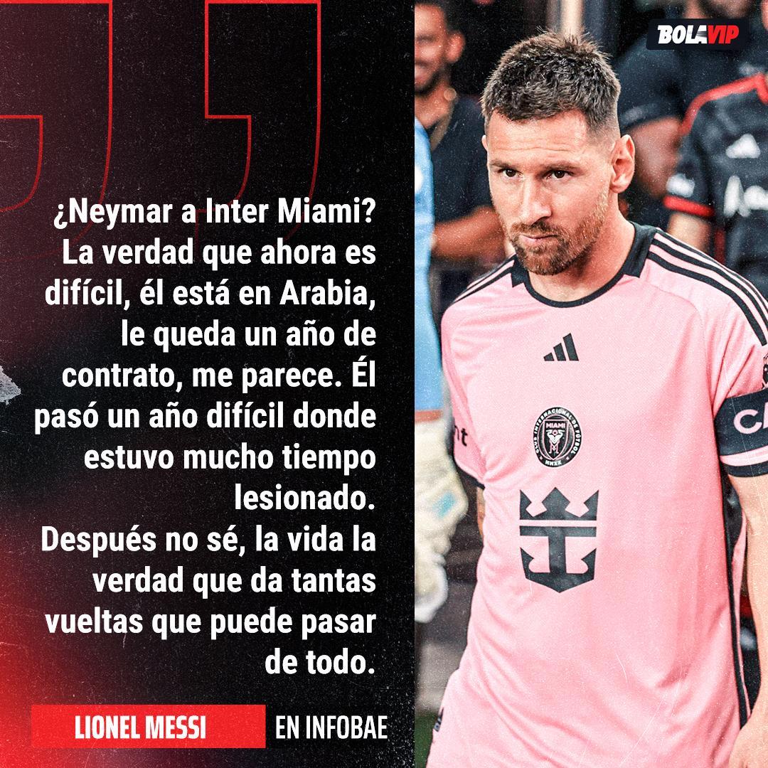 BolavipMiami's tweet photo. ¿Se vuelve a juntar la MSN en Miami? Leo le puso paños fríos al asunto... por ahora 🙏🥺 https://t.co/tdDaEXuAY4